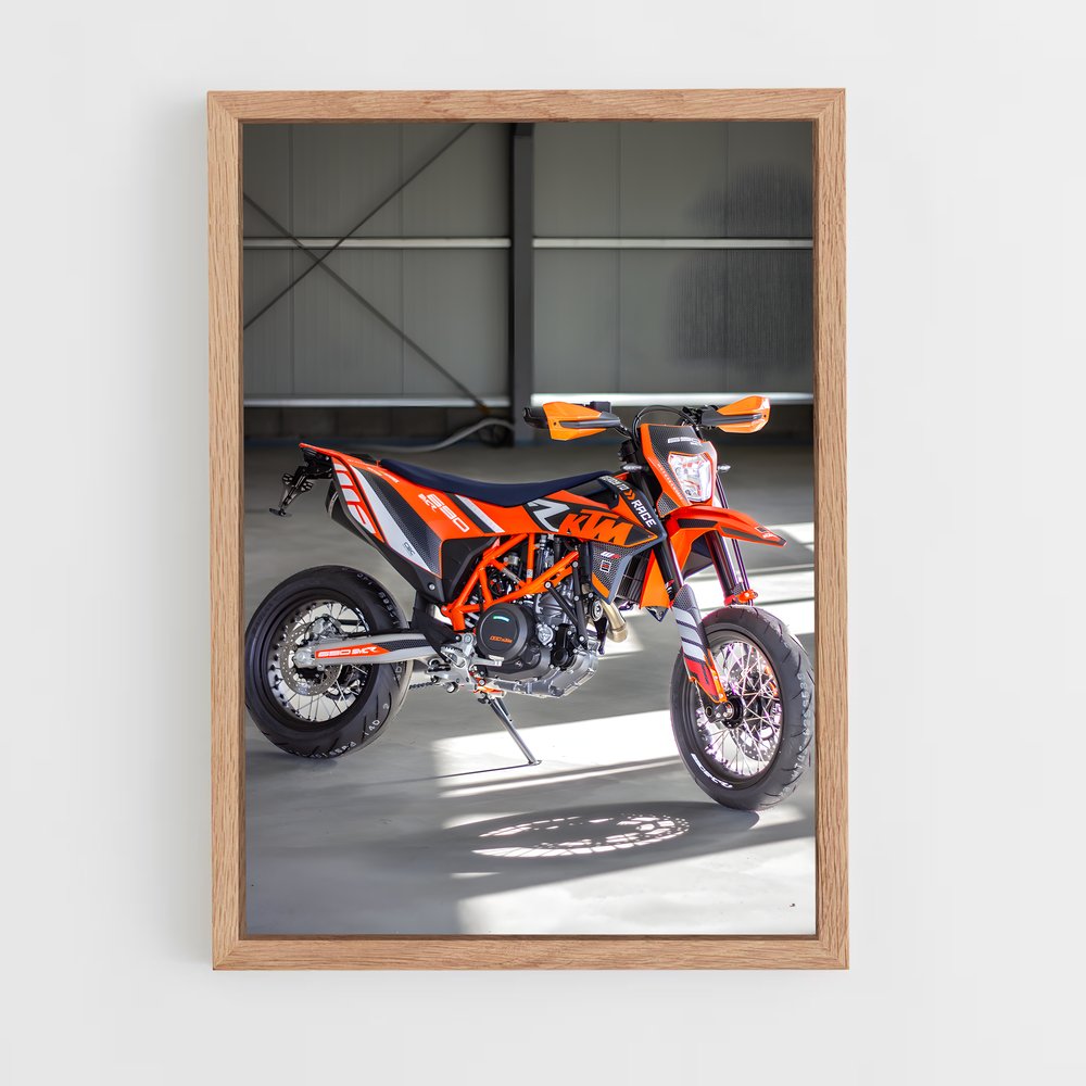 Poster Ombres de Garage – affiche KTM Moto (vue 4)